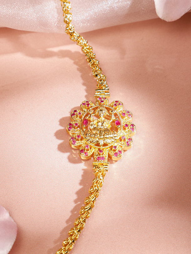 Exquisite Pink Accented Pendant Necklace