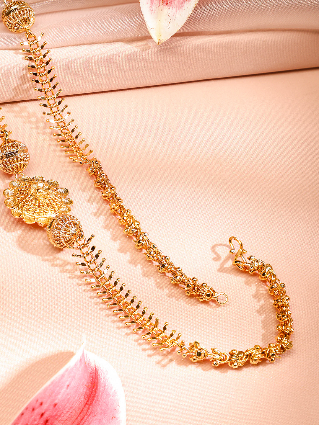 Vibrant Flora Gold Plated Necklace