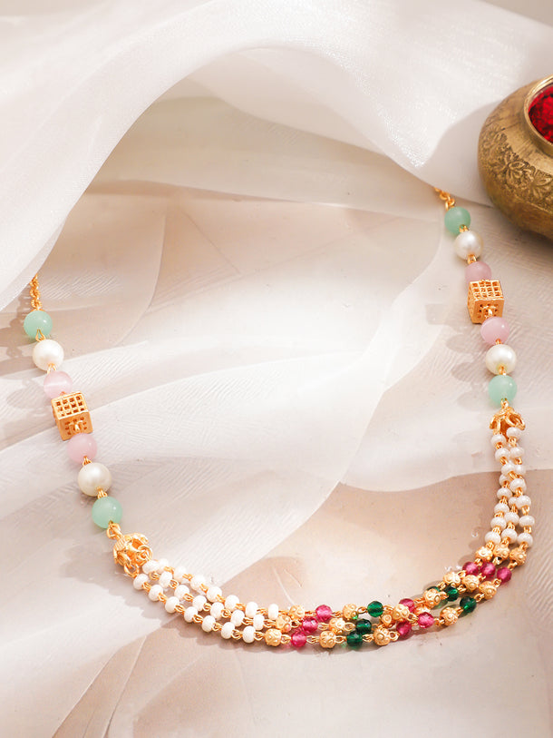 Charming Colourful Beads Necklace