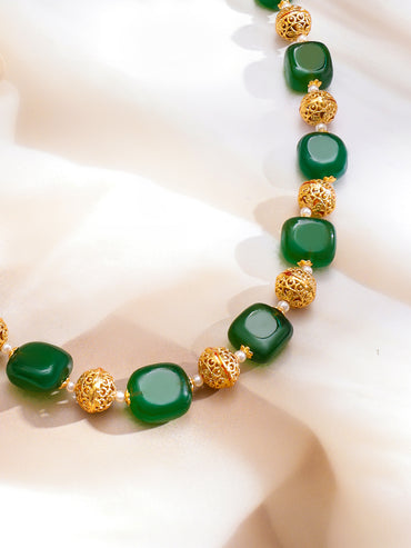 Sophisticated Greens Necklace