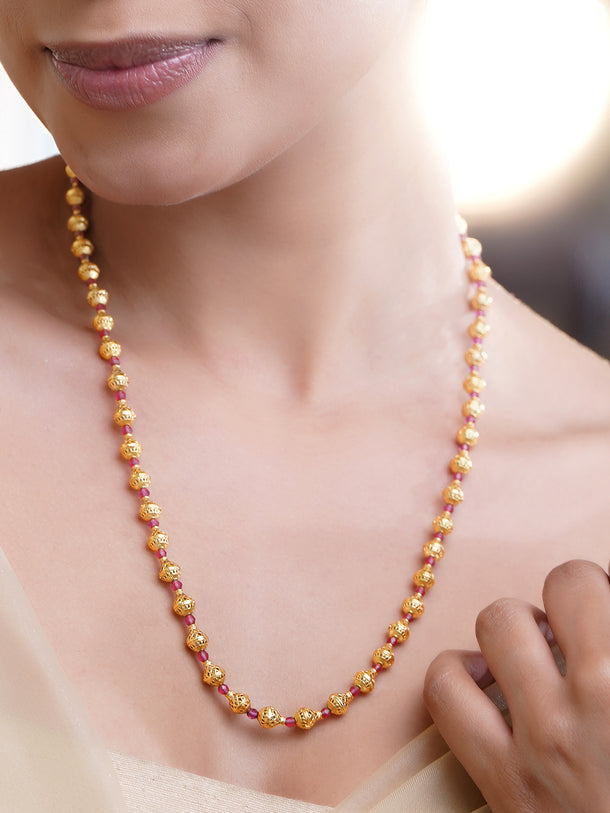 Timeless Gold Beads Jewellery Necklace