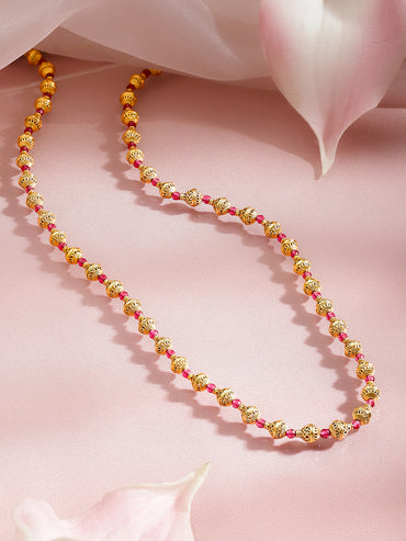 Timeless Gold Beads Jewellery Necklace