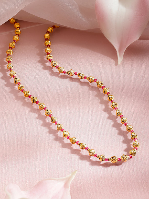 Timeless Gold Beads Jewellery Necklace