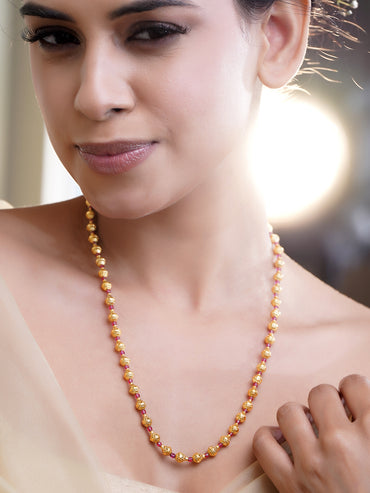 Timeless Gold Beads Jewellery Necklace