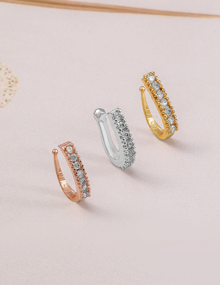 Gleaming American Diamond Necklace Set