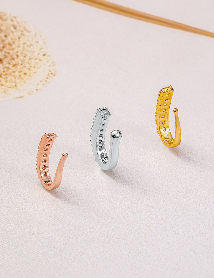 Gleaming American Diamond Necklace Set