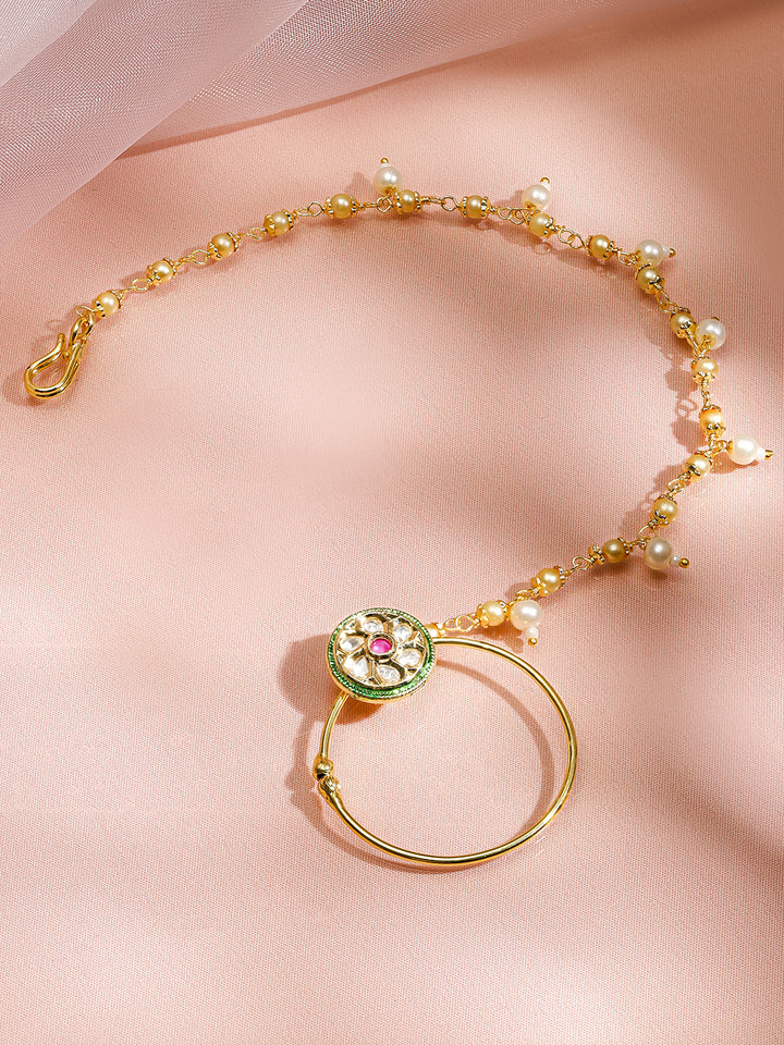 Tradition Touch Kundan Nose Ring