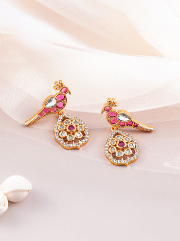 Wings in Pink Pendant Set