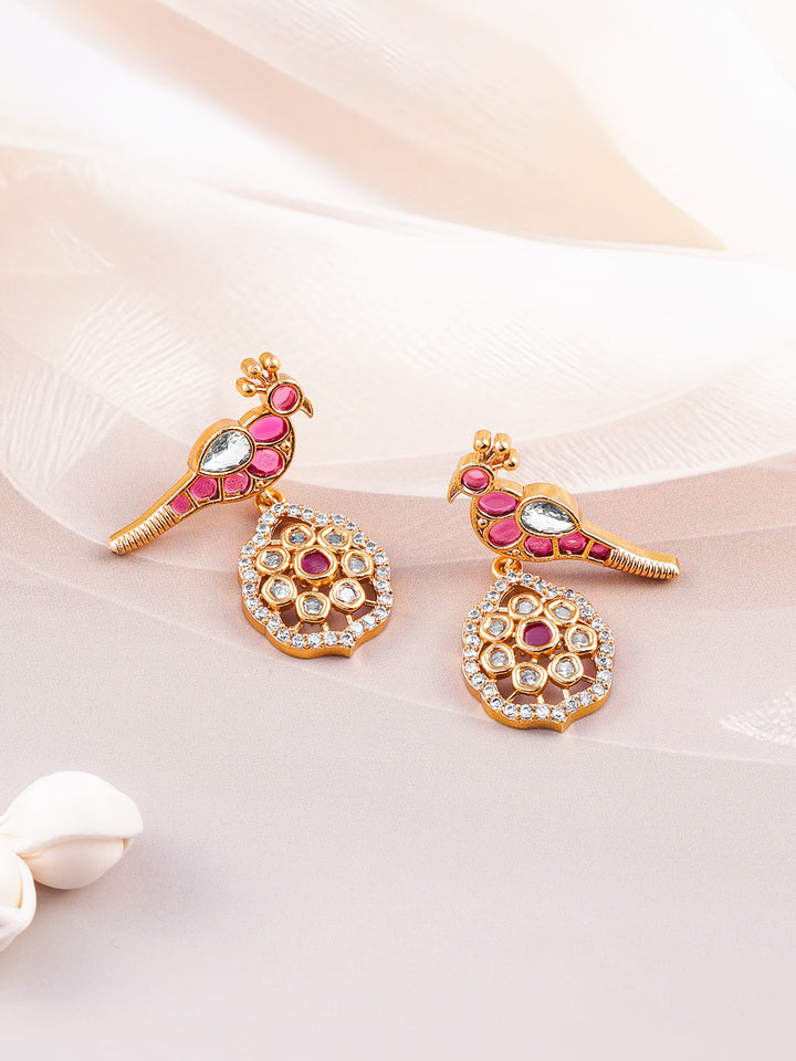 Wings in Pink Pendant Set