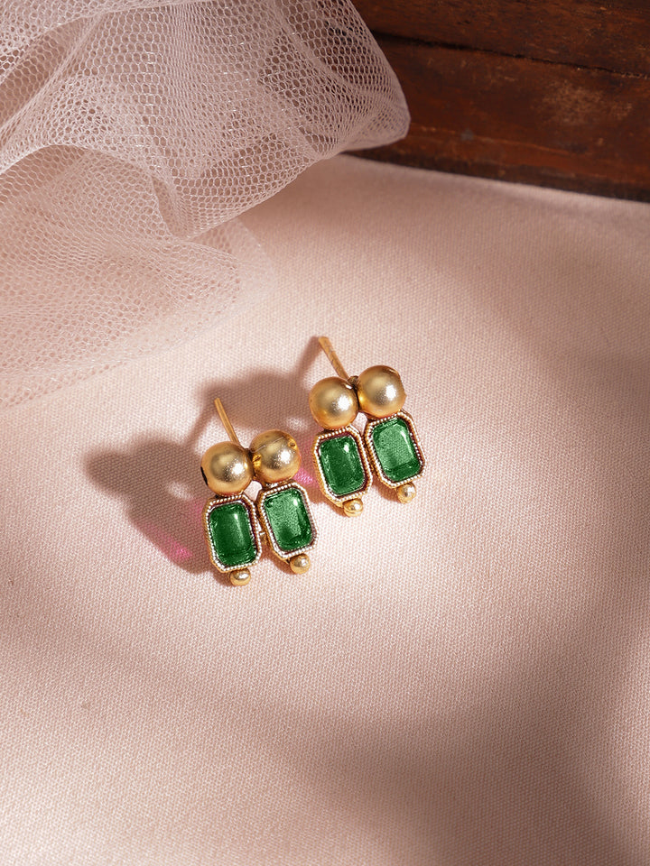 Pink & Green Short Necklace Set