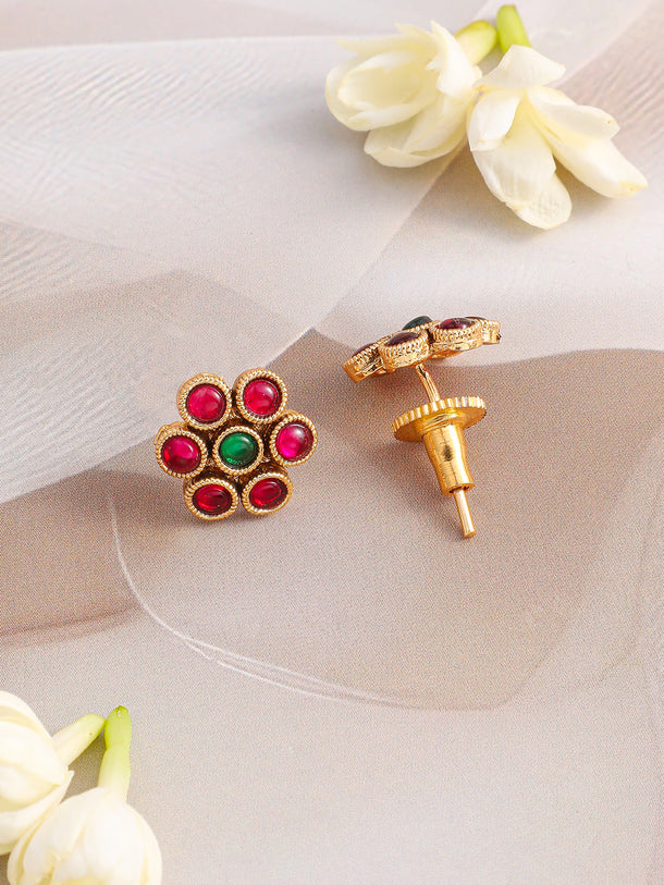 Pink & Green Necklace Set