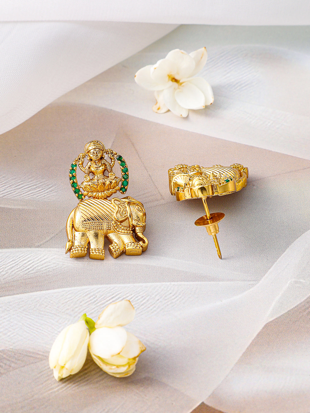 Goddess LAkshmi & Elephant Motif Necklace Set