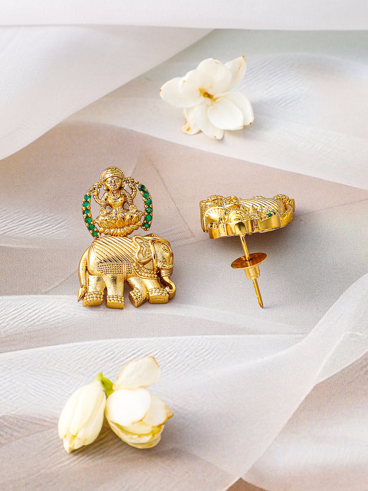 Goddess LAkshmi & Elephant Motif Necklace Set