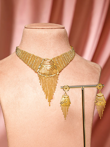 Sunrise Gold Necklace Set
