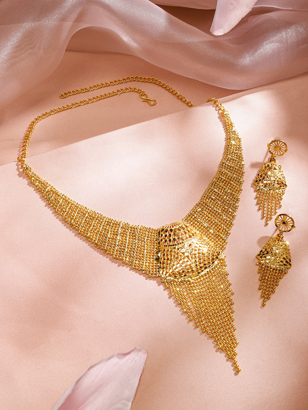 Sunrise Gold Necklace Set