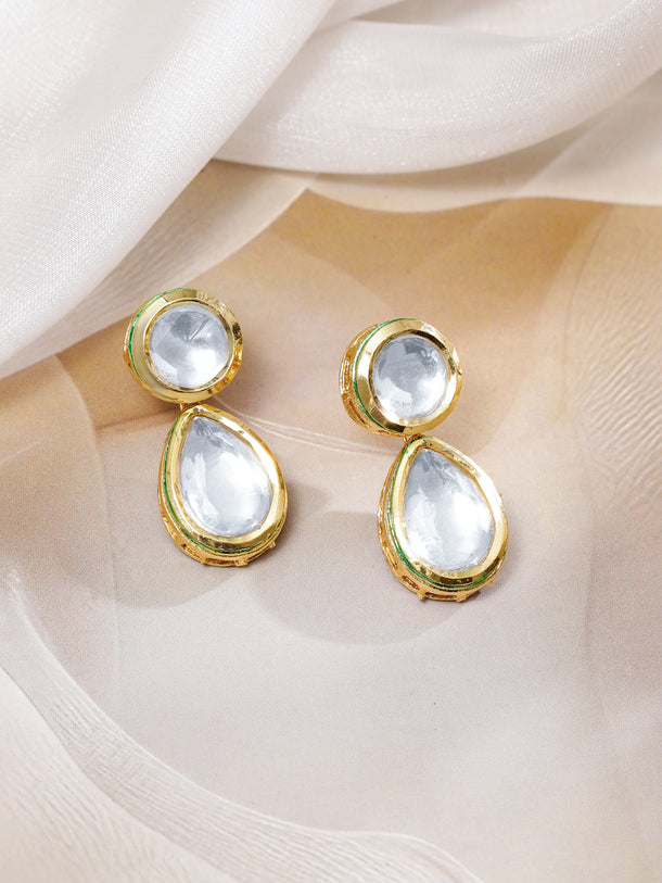 Luxe Polki Kundan Necklace Set