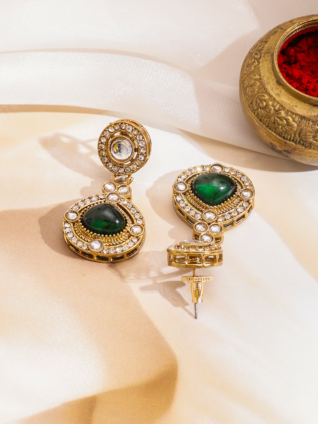 Colour Mist Kundan Necklace Set