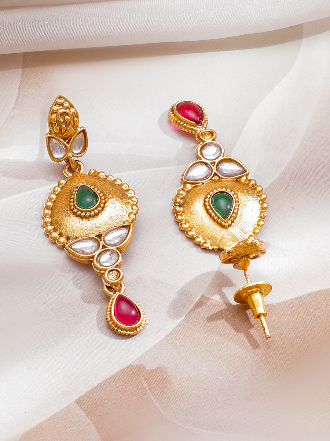 Festive Song of Emerald & Ruby Necklace Set