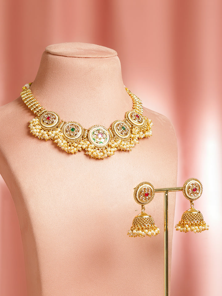 Royal Roots Golden Necklace Set