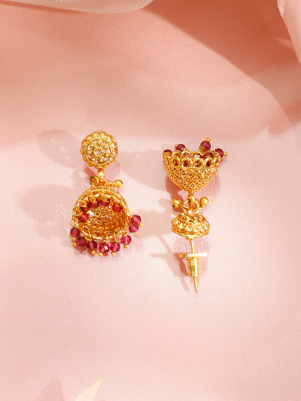 Golden Melody Ethnic Necklace Set