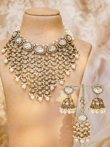 Palace Jewel Luxe Kundan Necklace Set