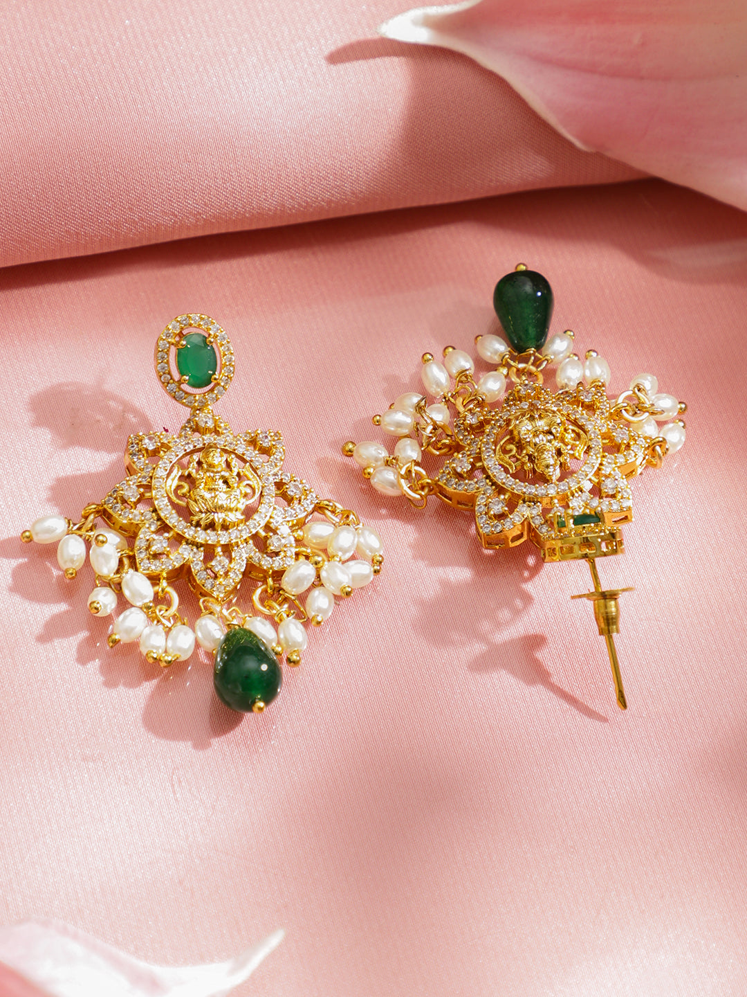 Temple Serenity Emerald Necklace Set