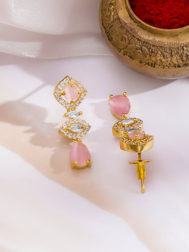 Twilight Blush Pink Sparkle Necklace Set