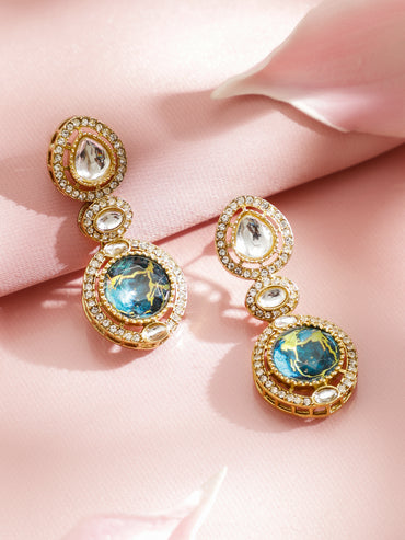 Contemporary Glow Turquoise Necklace Set