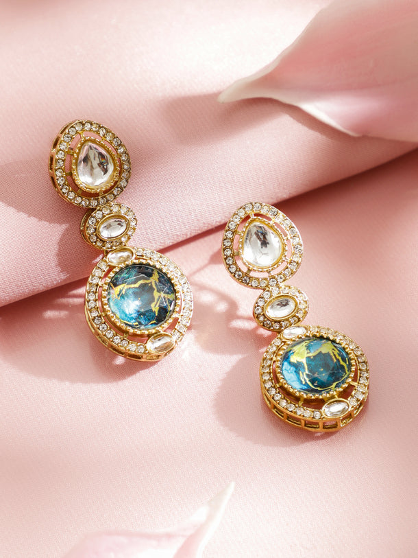 Contemporary Glow Turquoise Necklace Set