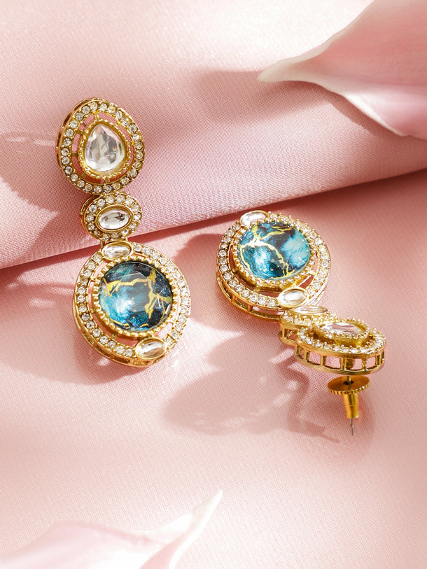 Contemporary Glow Turquoise Necklace Set