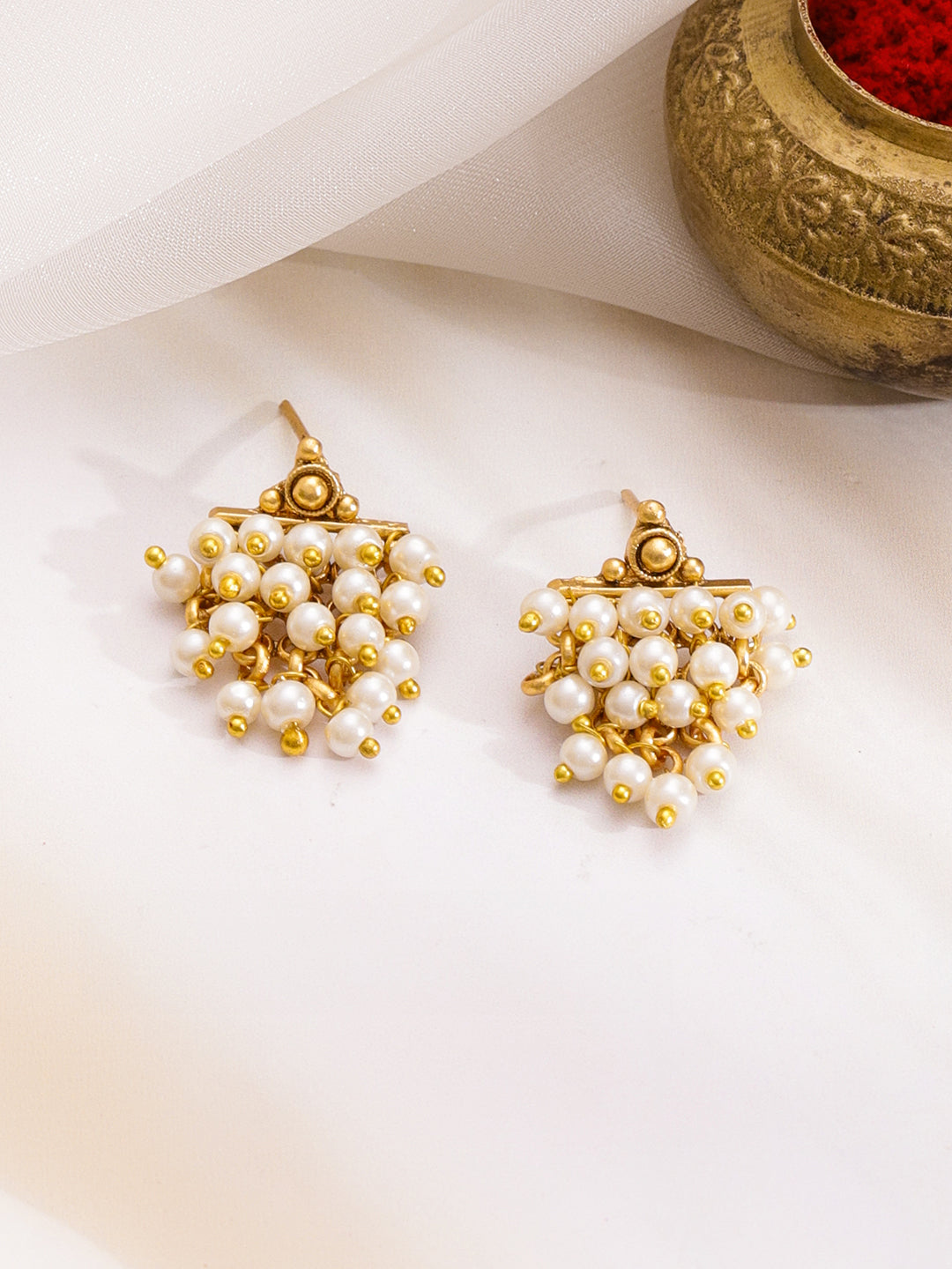 Multi-Layer Pearl Long Necklace Set