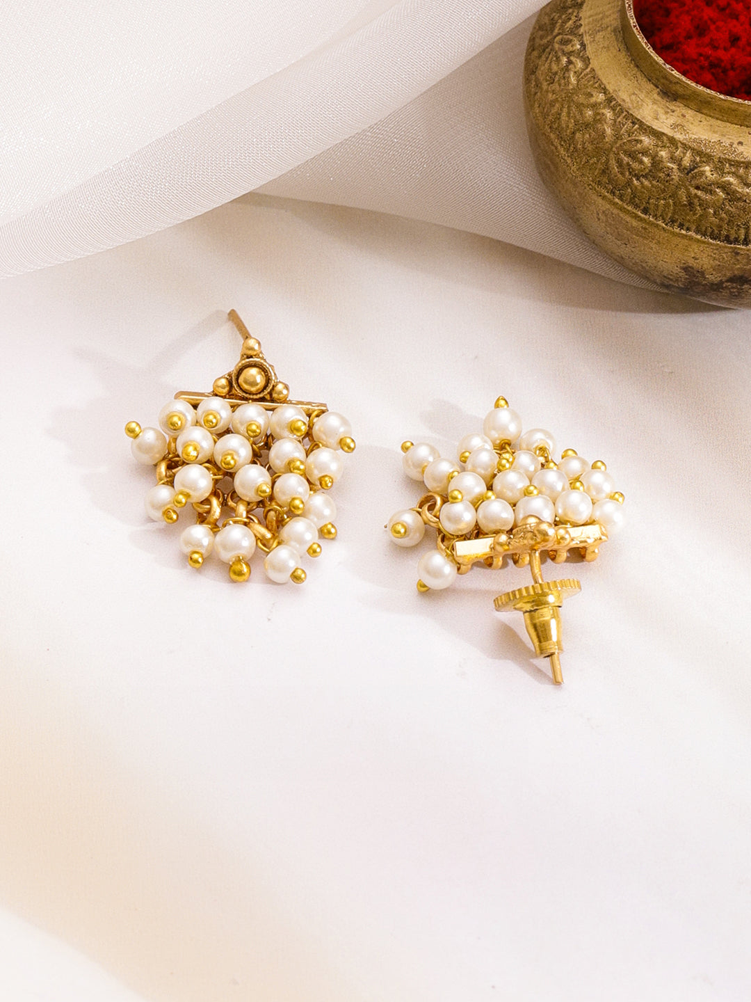 Multi-Layer Pearl Long Necklace Set