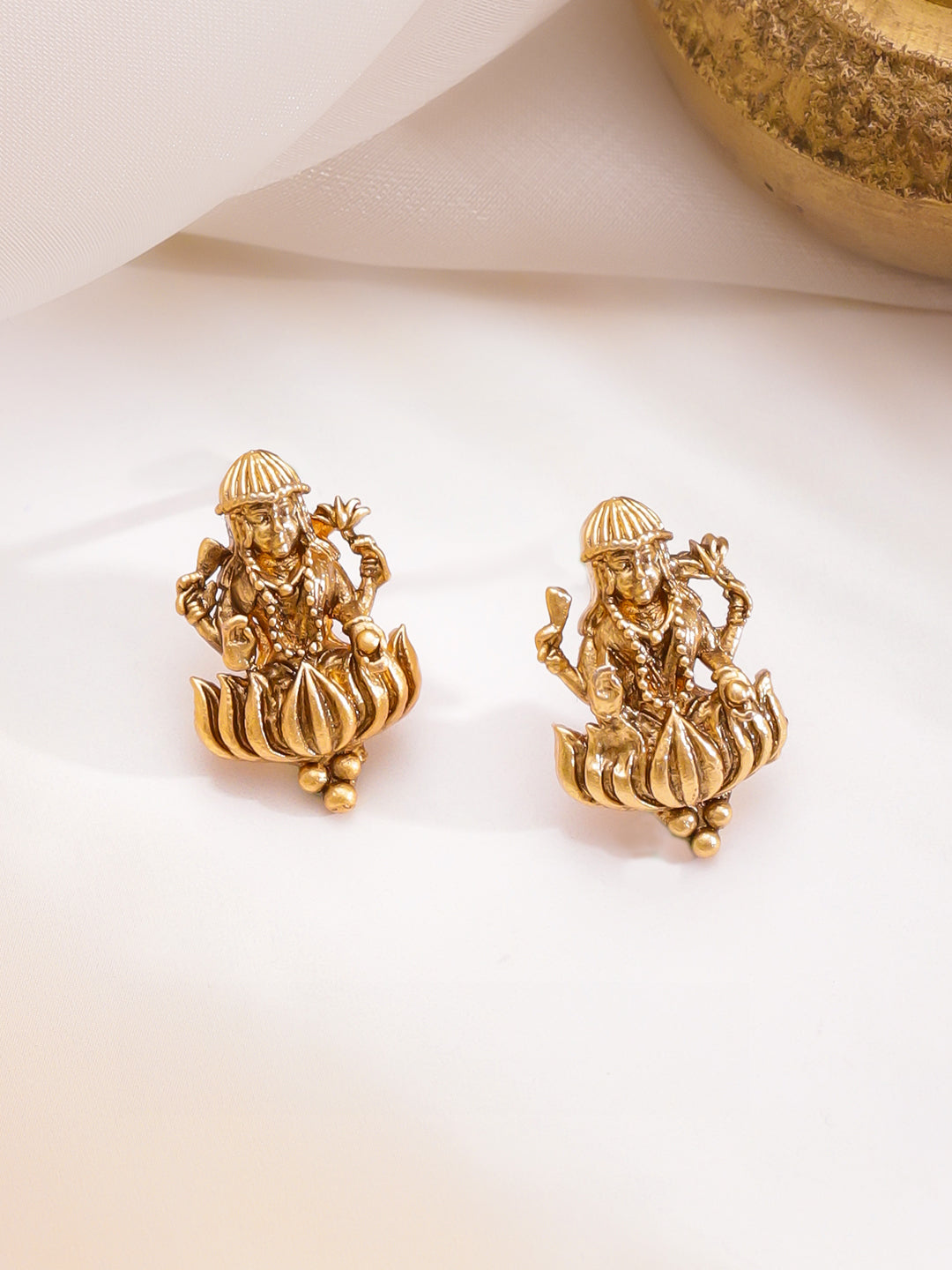 Royal Temple Lakshmi Necklace Set