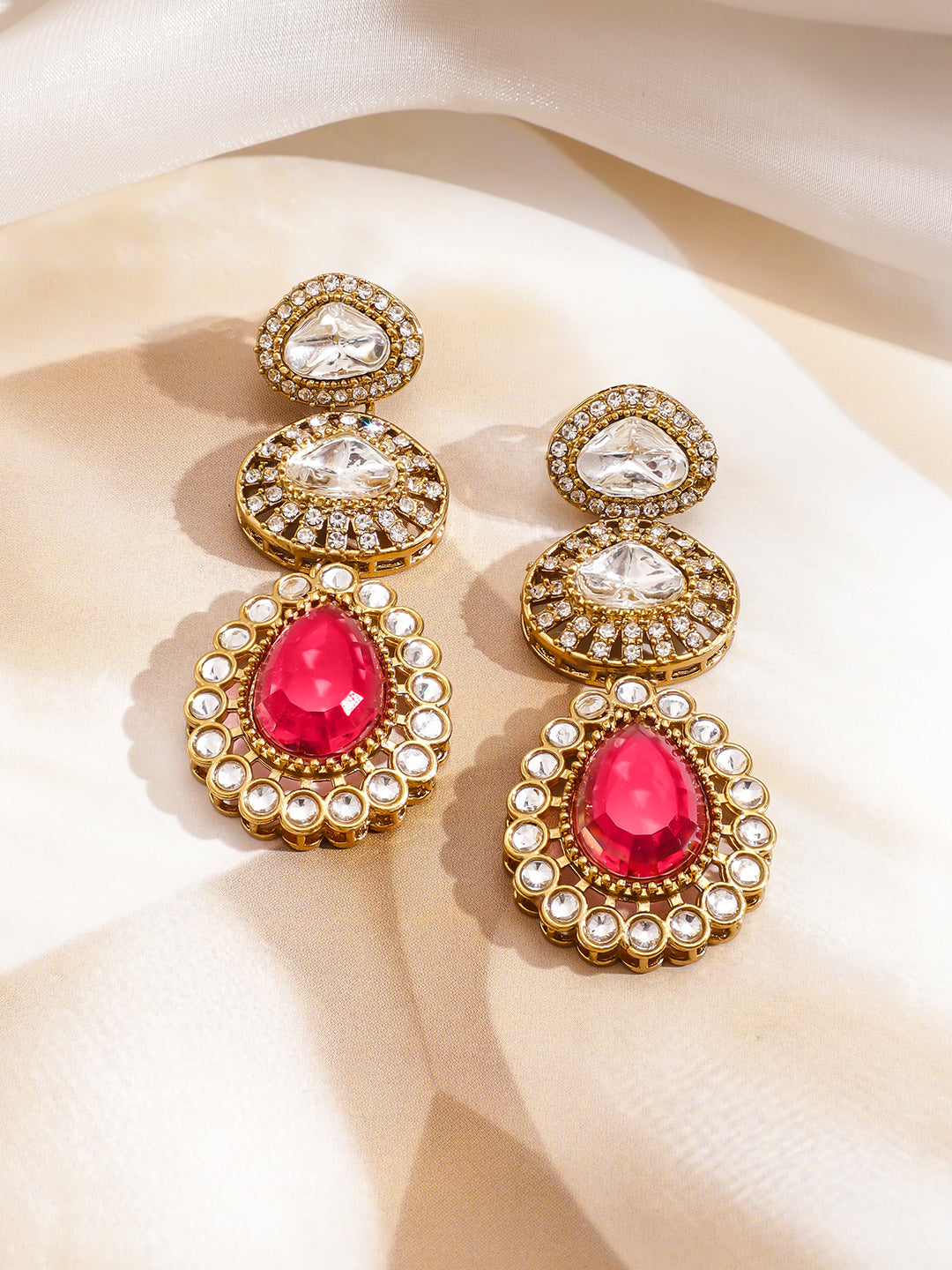 Luxe Radiance Pink Necklace Set