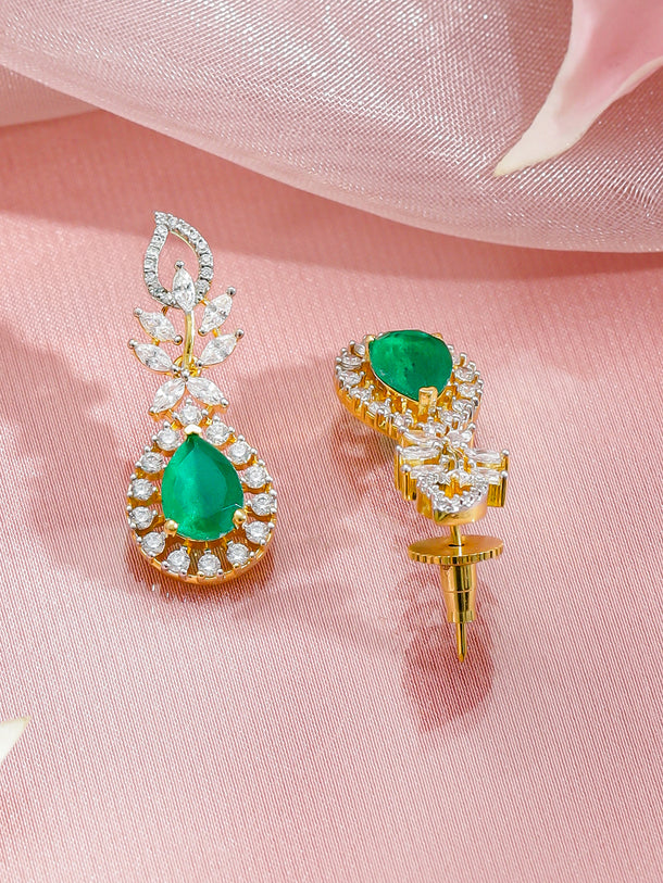 Luxe Green Crystal Necklace Set