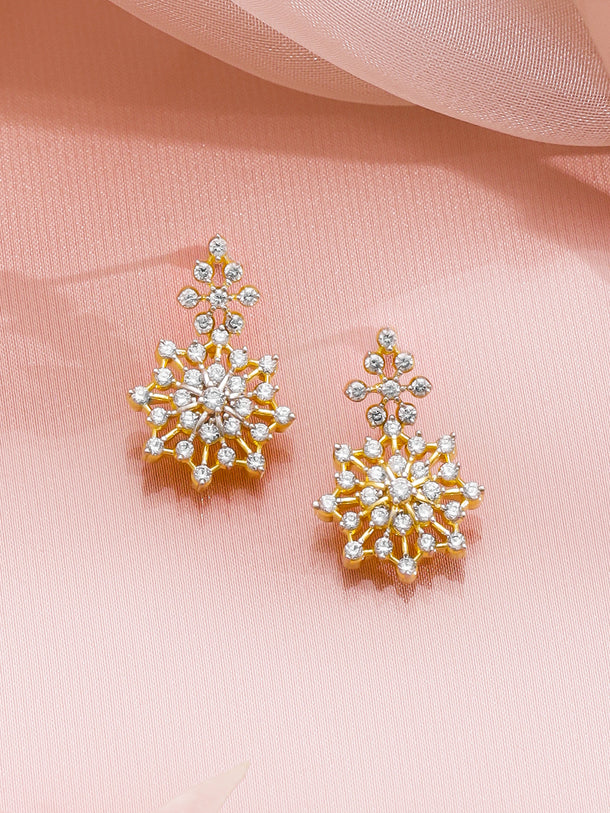 White Flora Gleam Necklace Set