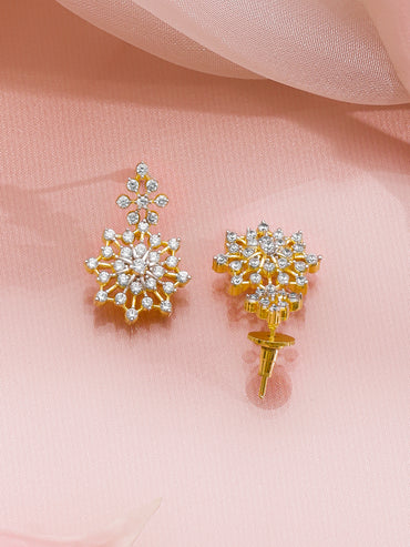 White Flora Gleam Necklace Set