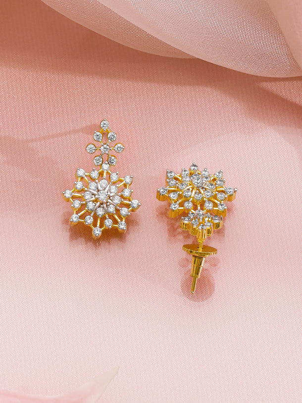 White Flora Gleam Necklace Set