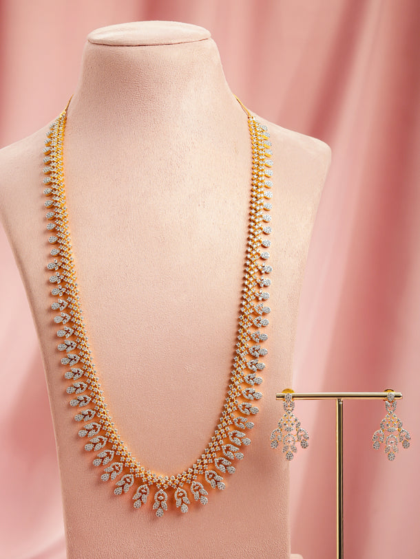 Crystal Crown Necklace Set