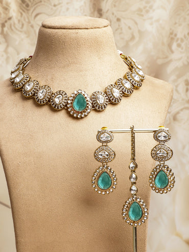 Artisan Crafted Turquoise Necklace Set