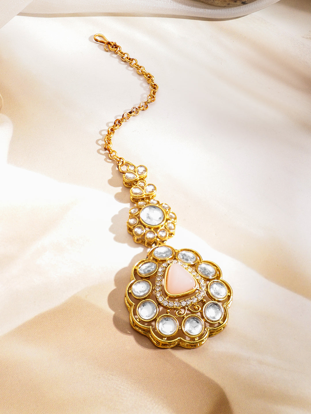 Vintage Glow Pink & Green Necklace Set