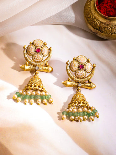 Dynasty Queen Green Pink Necklace Set