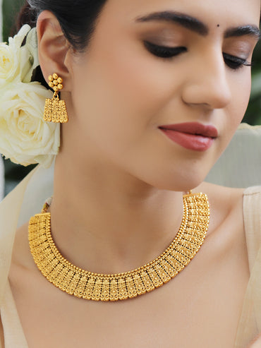 Champagne Gold Necklace Set