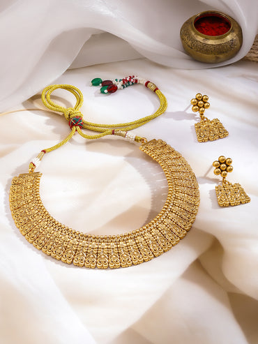 Champagne Gold Necklace Set