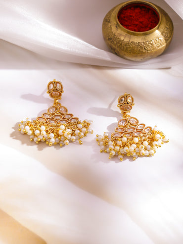 Pearl Rhythm Golden Necklace Set