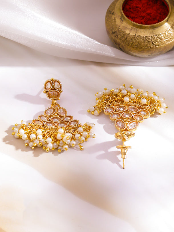 Pearl Rhythm Golden Necklace Set