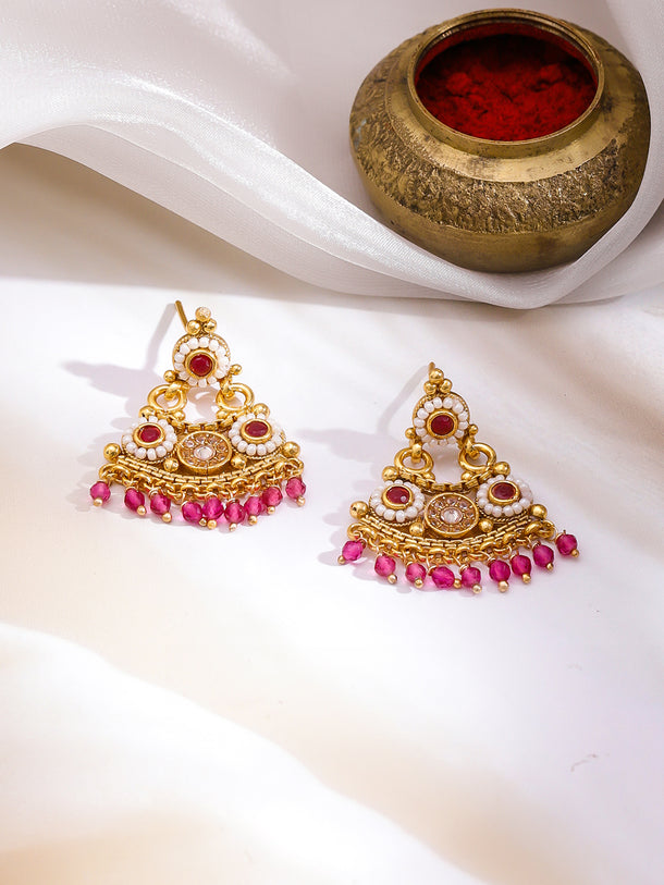 Pink Radiance Festive Necklace Set
