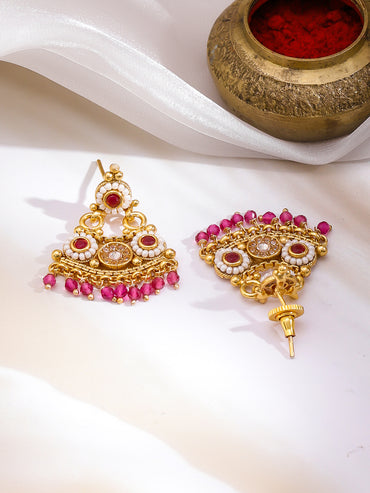 Pink Radiance Festive Necklace Set