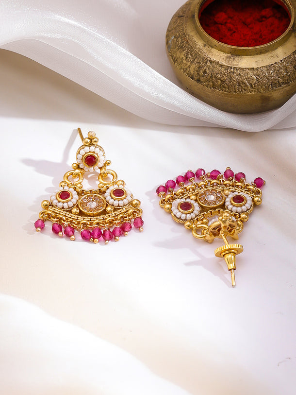 Pink Radiance Festive Necklace Set