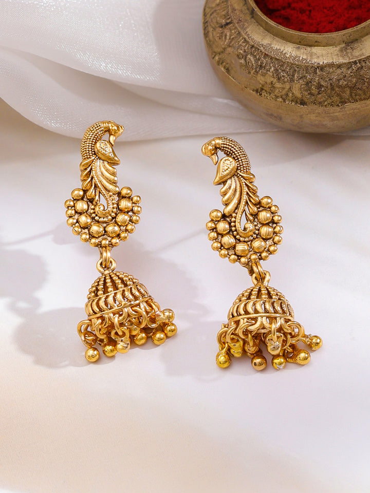 Rubans Women Gold-Plated & Beaded Jewellery Set